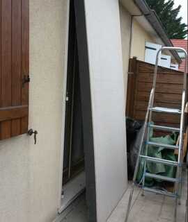 Bricolage panneau Placo+90mmIsol. 250x120cm