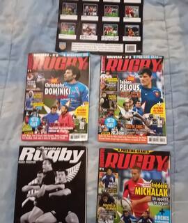 Collection magazines + calendrier rugby