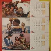 Divers calendrier publicitaire à assembler 2023
