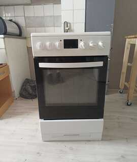Electroménager cuisinière vitrocéramique four chaleur tournante Amica