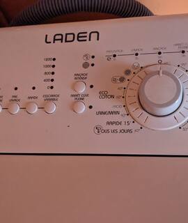 Electroménager lave-linge LADEN EV 1265 (6 KG) en parfait état de marche