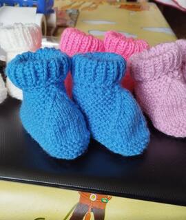 Equipements pour Bébé, Enfants, Puériculture chaussons bébé fait main