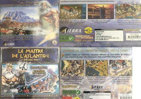 Jeux, Jouets le Maître de l'Olympe - Zeus + extension - jeu PC