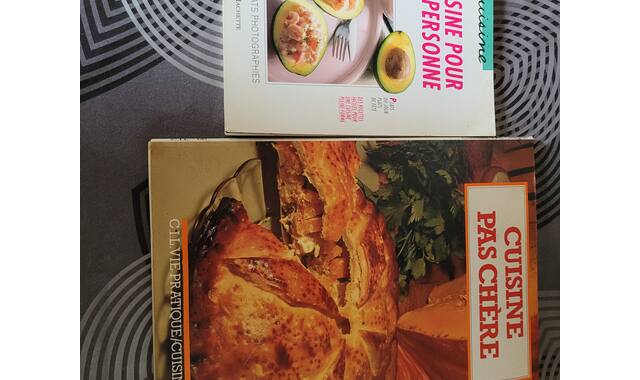 Livres-Revues 2 livres de cuisine