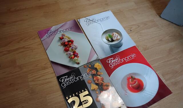 Livres-Revues magazine haute gastronomie Thuries