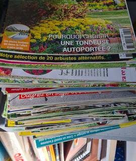 Livres-Revues magazines jardin et nature/rustica