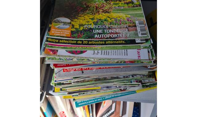 Livres-Revues magazines jardin et nature/rustica