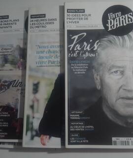 Livres-Revues 4 magazines Vivre Paris 2014