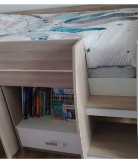 Literie lit enfant+ bureau