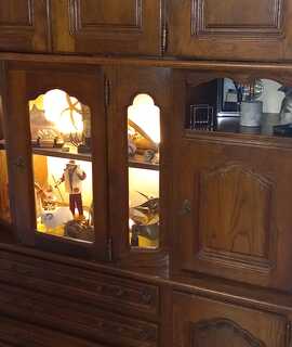 Meubles meuble en chène de salon, très très bon état