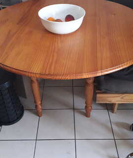 Meubles table ronde bois