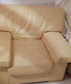 Meubles gros fauteuil en cuir