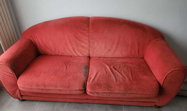 Meubles canapé rouge