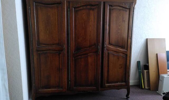 Meubles belle armoire en bois années 60