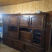 Meubles buffet living en bois grande capacité de rangement bon état