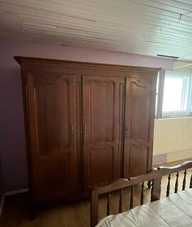 Meubles lit+armoire 3 portes rustiques