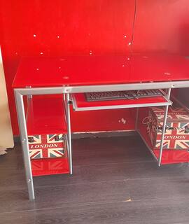 Mobilier bureau en verre