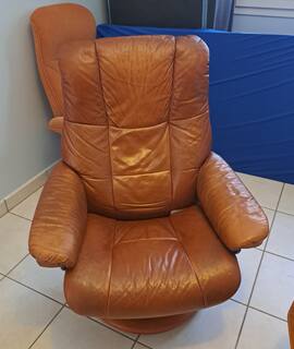 Mobilier fauteuil cuir