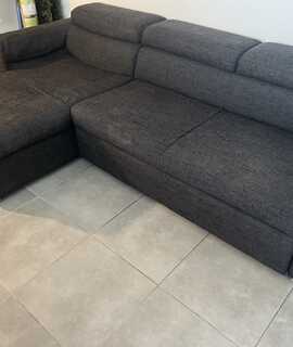 Mobilier canapé d’angle convertible à venir récupérer sur place