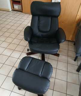 Mobilier fauteuil salon  relax et repose pieds