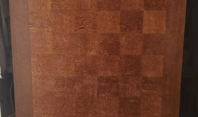 Mobilier table en bois stratifié sans pieds