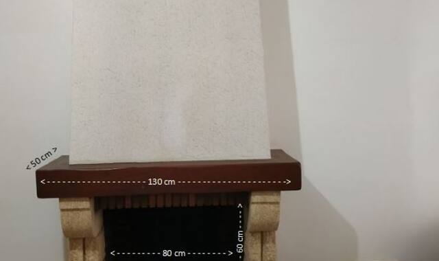 Mobilier cheminée en pierre de taille