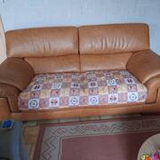 Mobilier canapé cuir 3 places