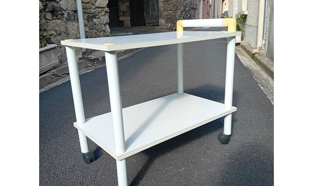 Mobilier desserte blanche