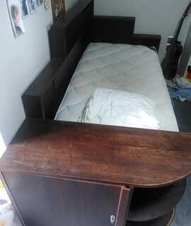 Mobilier lit enfant meublé