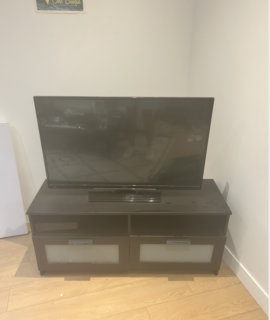 Mobilier meuble TV Noir