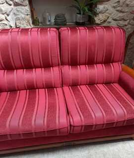 Mobilier canapé 2 places et un cabriolet