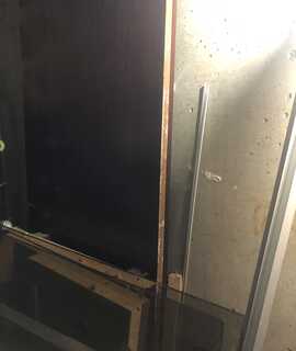 Mobilier beau meuble vitrine à monter bois acajou