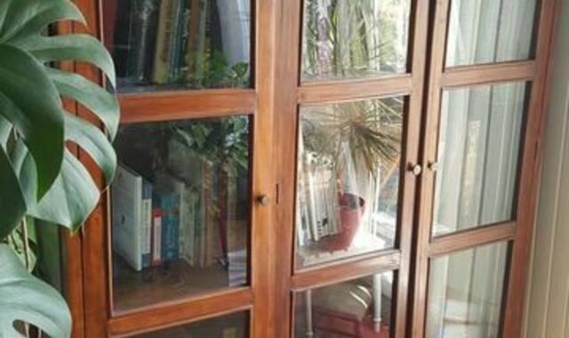 Mobilier vitrine bibliotheque bois exotique  Top!