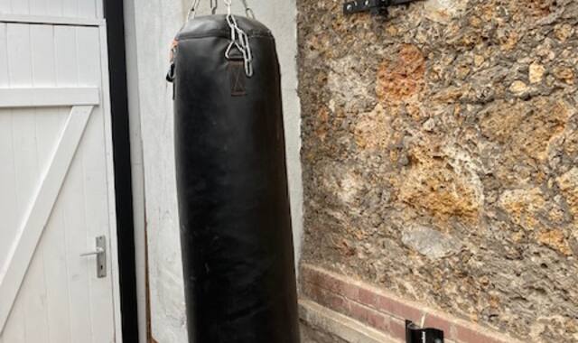 Sport punching ball et gants de boxe