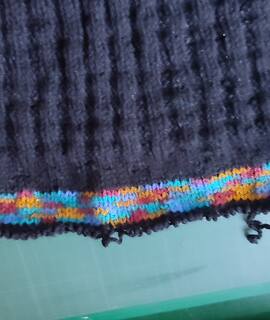 Vêtements fil à tricoter pour tricoteuse