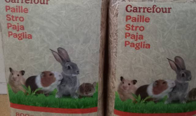 Accessoires pour animaux paille - Litière pour Lapin ou rongeur