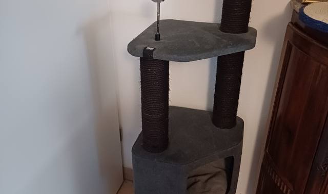 Accessoires pour animaux bonjour je donne UN ARBRE À CHATS