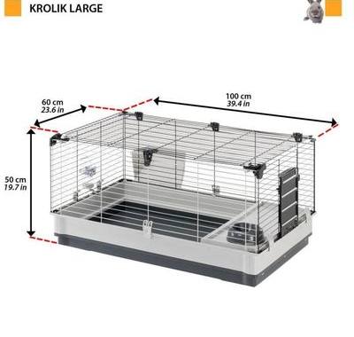 Accessoires pour animaux cage pour rongeur 50x60x100cm
