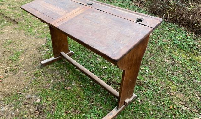 Antiquités bureau ancien ecolier