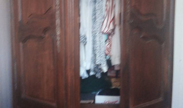 Antiquités ARMOIRE en bois massif