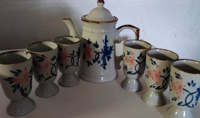 Antiquités service à café rétro