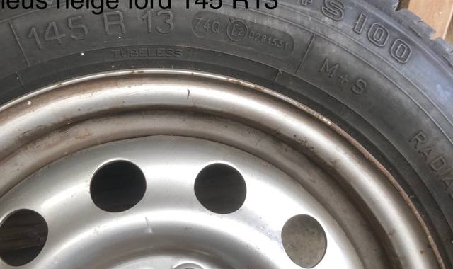 Auto-Moto 4 roues pneus neige pour Ford escort ~1984