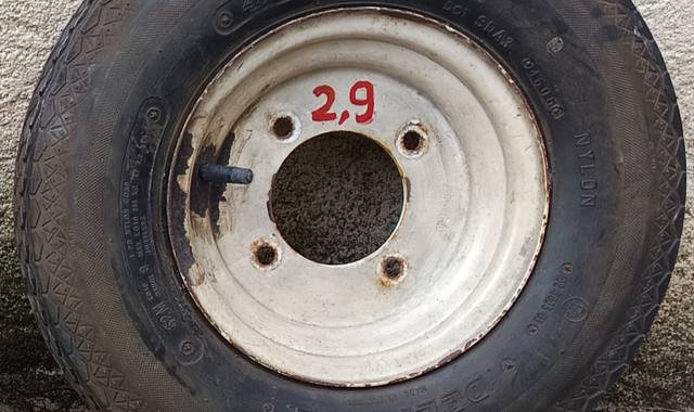 Auto-Moto roue remorque complète 4.80/4.00-8