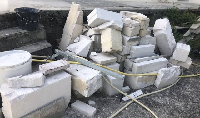 Bricolage blocs de béton cellulaire