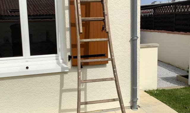 Bricolage échelle en bois