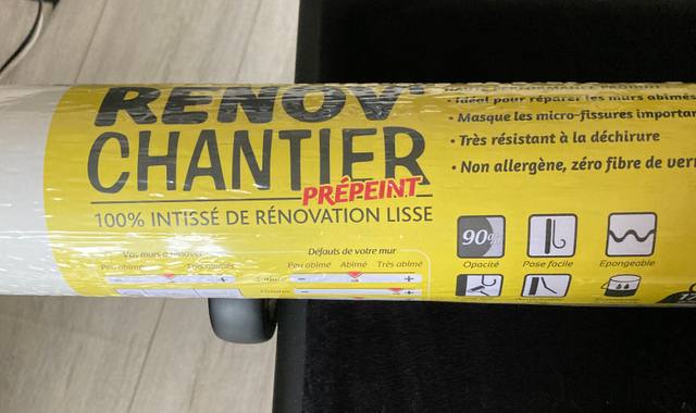 Bricolage papier de rénovation intissé