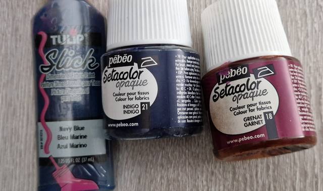 Bricolage peinture pour tissu