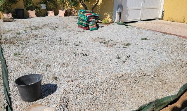 Bricolage gravier taille moyenne