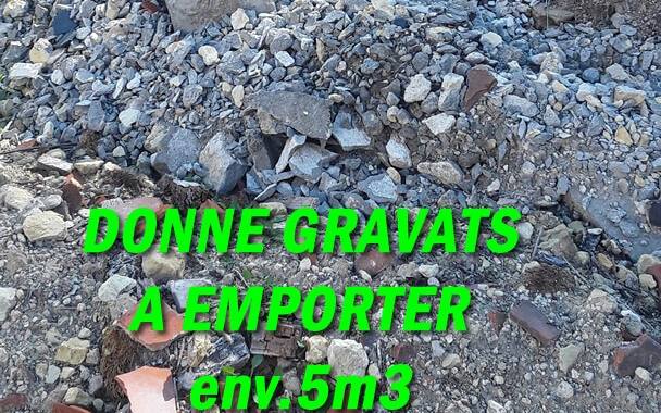 Bricolage gravats de démolition pour remblais