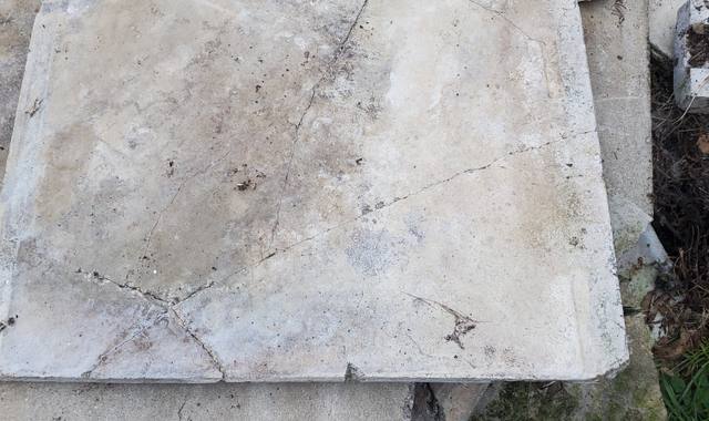 Bricolage dalle de beton